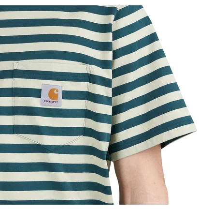 Carhartt WIP S/S Scotty Pocket T-Shirt (Grün / Gelb)