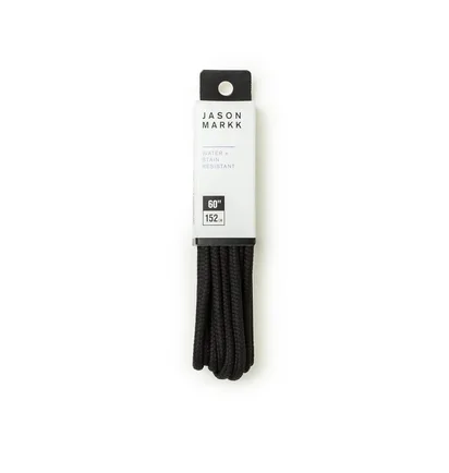 Jason Markk Round Shoe Laces (Schwarz) (152cm)