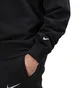 Nike Swoosh French Terry Crewneck (Schwarz)