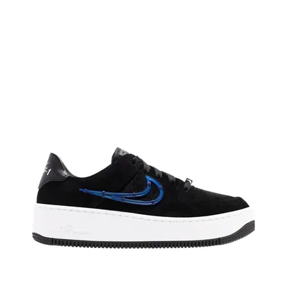 Nike WMNS Air Force 1 Sage Low LX (Schwarz / Weiß / Blau)
