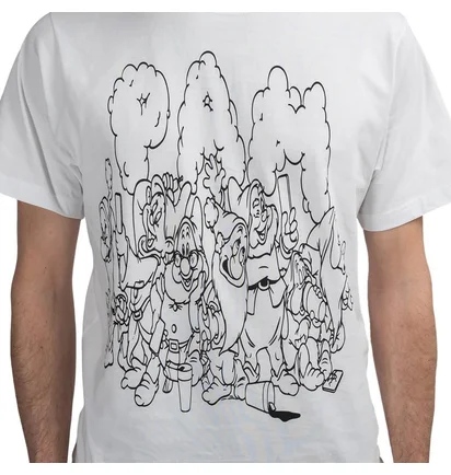 P.A.M. Screen Time SS Tee (Weiß)