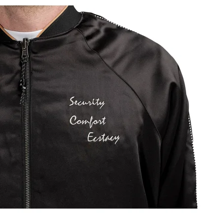 P.A.M. Team Work Reversible Satin Jacket (Schwarz / Grau)