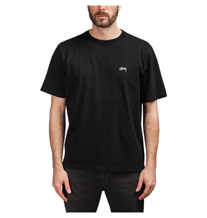 Stüssy Stock S/SL Crew (Schwarz)