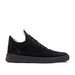 Filling Pieces Low Top Suede (Schwarz)