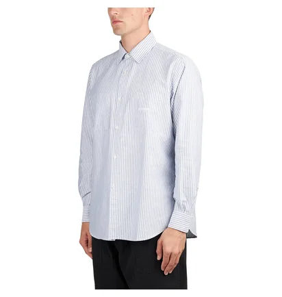 No Problemo Oxford Stripe LS Shirt (Weiß)