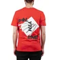 Polythene* Optics Metal Rod Short Sleeve T-Shirt (Rot)
