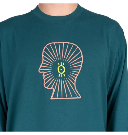 Brain Dead Visions Club Long Sleeve (Türkis)