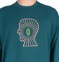 Brain Dead Visions Club Long Sleeve (Türkis)