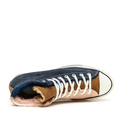 Converse Chuck 70 Hi 'Shearling' (Navy / Rosa / Braun)