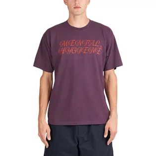 Obey Mental Hygiene Heavyweight T-Shirt (Burgunder)
