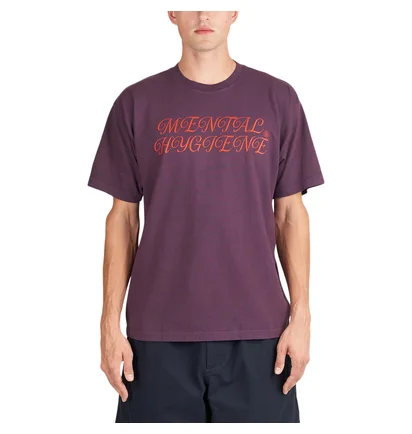 Obey Mental Hygiene Heavyweight T-Shirt (Burgunder)