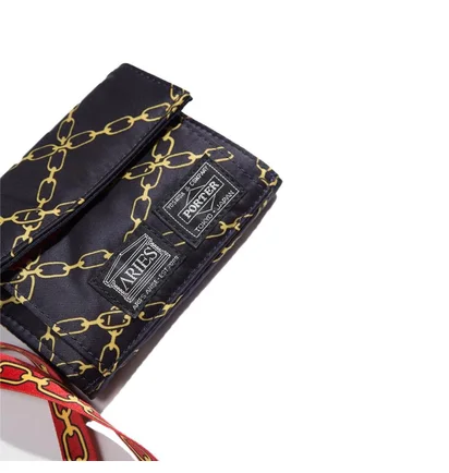 Porter by Yoshida x Aries Wallet (Schwarz)