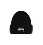 Stüssy Stock Cuff Beanie (Schwarz)