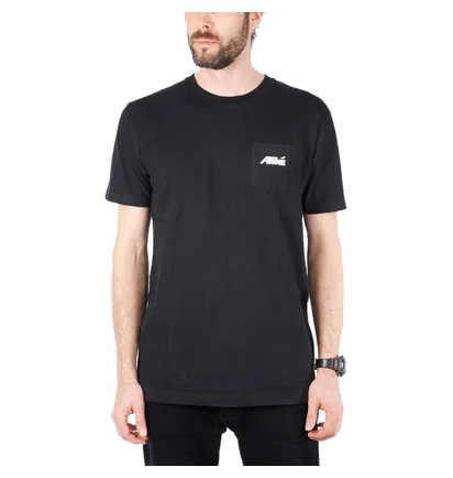 Allike T-Shirt Pocket Tee 'Planetary Expansion' (Schwarz)