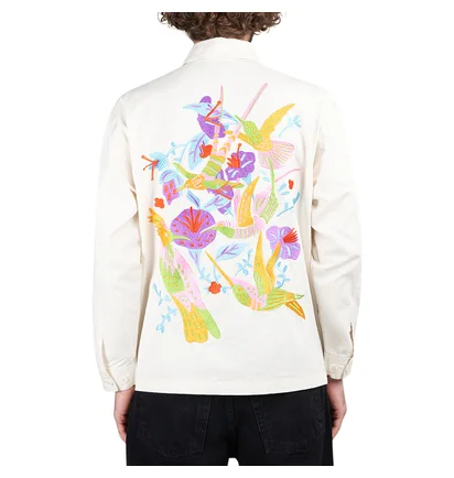 Obey Contrast Shirt Jacket (Beige)
