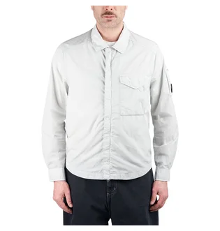 C.P. Company Chrome-R Full Zip Overshirt (Grau)