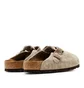 Birkenstock Boston Soft Footbed Suede Leather (Taupe)