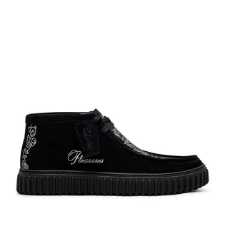Clarks Originals x Pleasures Torhill Woven (Schwarz / Weiss)