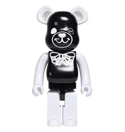 Medicom 1000% Freemasonry x Fragment Design Be@rbrick Toy (Schwarz)