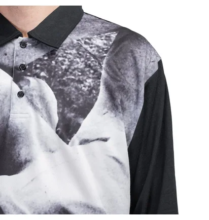 Pleasures x Joy Division Apart Polo Shirt (Schwarz)