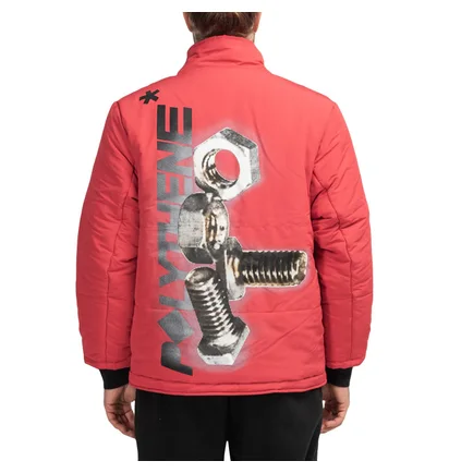 Polythene* Optics Puffa Coat (Rot)