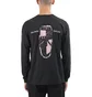 Stüssy Autumn Masks Pig. Dyed LS Tee (Schwarz)