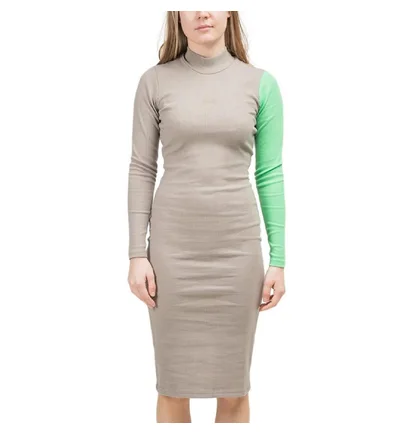 Stüssy WMNS Pike Color Block Dress (Taupe / Grün)