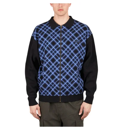 Yardsale Riviera Zip Knit (Schwarz / Blau)