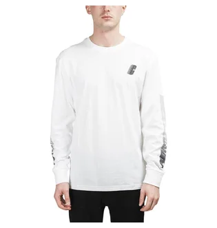 Chrystie NYC Race C Logo Longsleeve (Weiß)