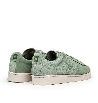 Converse x Earth Tone Suede Pro Leather OX (Blassgrün)