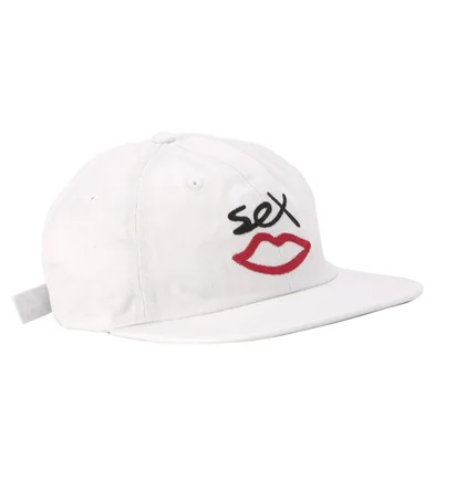 Sex Skateboards Sex Logo 6 Panel Cap (Weiß)