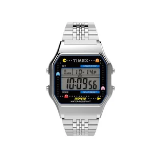 Timex Archive T80 X PAC-MAN 34mm (Silber)