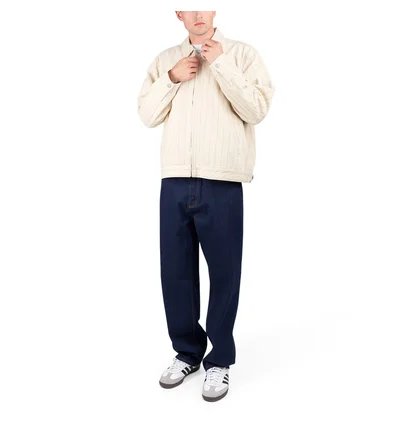 Obey Stripe Zip Jacket (Beige)