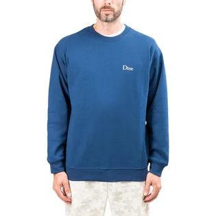 Dime Classic Small Logo Crewneck (Blau)