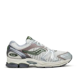 Saucony x Minted NY ProGrid Triumph 4 (Weiß / Silber / Grün) – Saucony