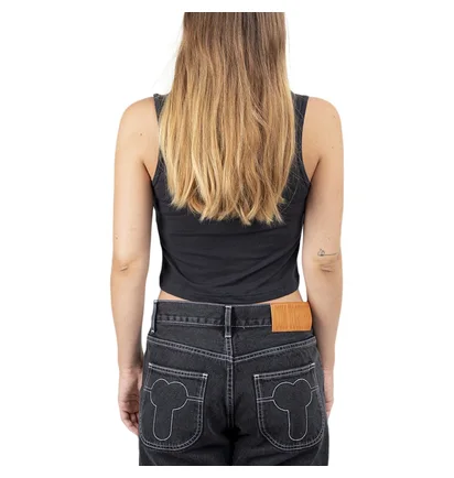 Nike Sportswear WMNS Essentials Mock Top (Schwarz / Weiß)