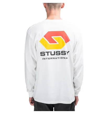 Stüssy Transport Longsleeve (Weiß)