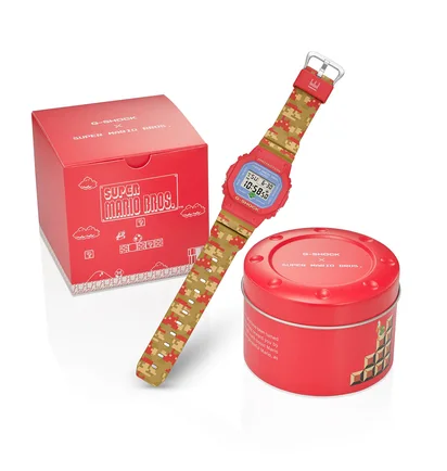 Casio x Super Mario G-Shock DW-5600SMB-4ER (Rot / Multi)