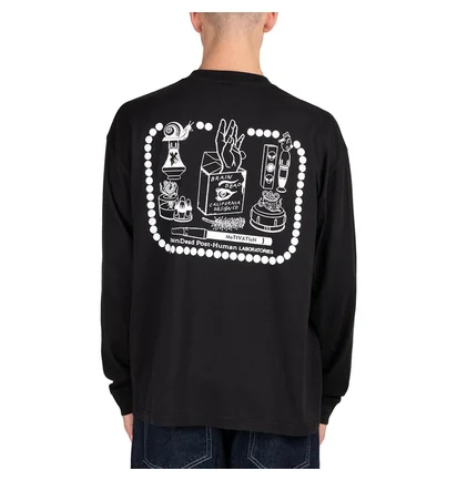 Brain Dead Post-Human Laboratories Long Sleeve (Schwarz)