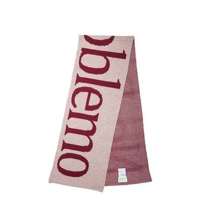 Aries No Problemo Scarf (Beige / Rot)