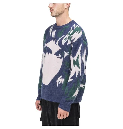 P.A.M. Handmaiden Camo Sweater (Navy)
