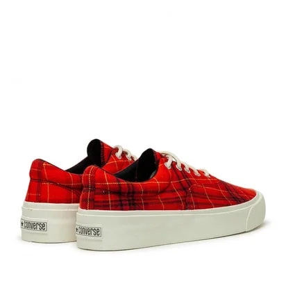 Converse Skid Grip OX 'Twisted Plaid' (Rot / Multi)