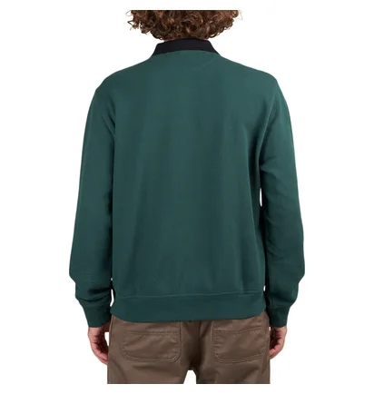 Carhartt WIP Longsleeve Vance Rugby Shirt (Grün / Schwarz)