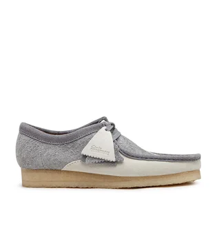 Clarks Wallabee (Grau / Creme)