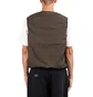 Pop Trading Company Reversible Fleece Vest (Braun)