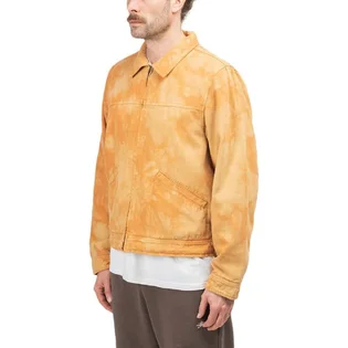 Stüssy Shearling Dyed Trucker Jacket (Orange / Braun)