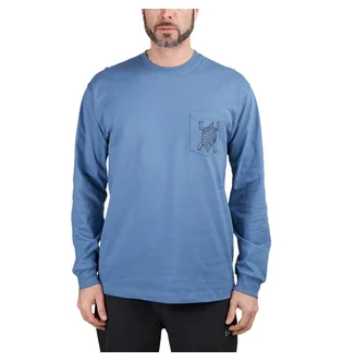 T.I.M.E. Peace Pocket Longsleeve Tee (Blau)