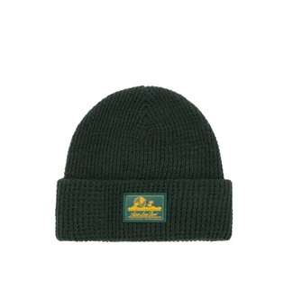 Aimé Leon Dore Waffle Knit Beanie (Dunkelgrün)