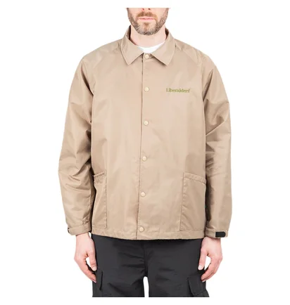 Liberaiders OG Embroidery Coach Jacket (Beige)