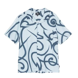 Stüssy Tribal Pattern Shirt (Blau)